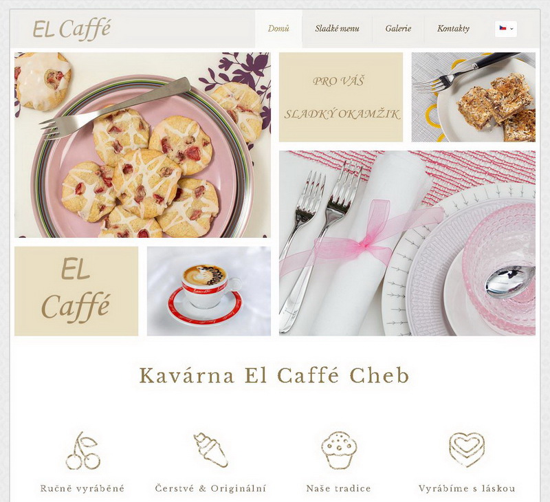 EL Caffé Cheb - Pro Váš sladký okamžik - DriveSpace.cz