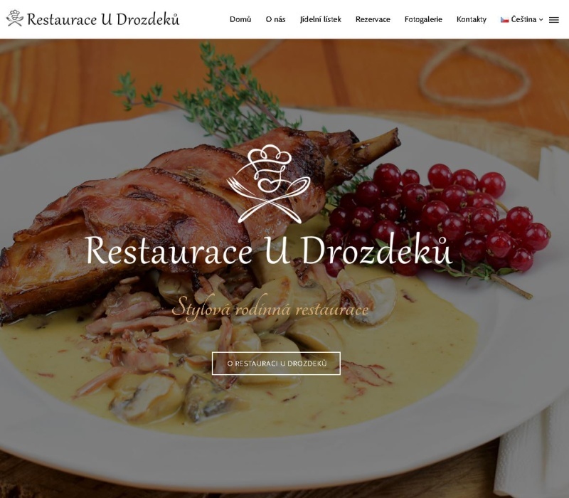 Restaurace U Drozdeků - Rodinná restaurace s příjemnou romantickou atmosférou v Hazlově - DriveSpace.cz